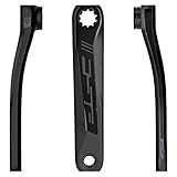 FSA, Cranks CK-745/IS/GEN4, 175 mm Unisex Adult, Black Sandblasted, Double Tone (2-Tone)