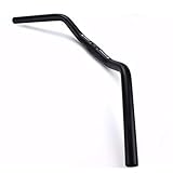 SENQI Road Bicycle MTB Handlebar Comfortable Vintage Highway Fixed Gear Handlebar M Aluminum Alloy Riser Bar (25.4mm x 600mm)