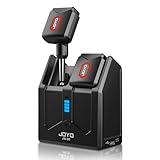 JOYO 5.8Ghz Wireless Guitar Transmitter and Receiver Wireless Guitar Bass System with Charging Box 4 Signal Channel for Guitar Bass Electric Instruments (JW-06)