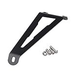Motorcycle Exhaust Hanger Bracket Clamps Rear Foot Pegs Rest Blanking Plates For Honda CBR650R CB650R CB CBR 650 R Aprilia RS660 Tuono660 Tuono RS 660 - Black Metal - Rear - Street Bike