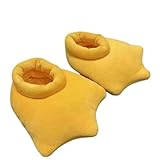 NICEYEA Duck Feet Slippers Plush Novelty Animal Costume House Shoes Duck Slippers Winter Feet Slipper Cartoon Ducks Slipper Soft Paw Claw Shoes for Christmas Halloween