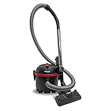 Ewbank EW4001 DV6 Dry Drum Vacuum Cleaner, 6 Litre Dust Container, Extra Long 8 m Power Cord, High efficiency floor brush, On-board tool storage, Black/Red