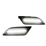 SRQORT Indicator Light For Mercedes For Benz C250 C300 C350 C63 For AMG 2012-2014 2pcs Base Sedan Front Led Side Marker Lights(WHITE)