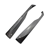 Car Rear Bumper Lip Splitter Diffuser Spoiler Canard For Subaru For Impreza WRX Sti 4 Dr 2011-2014(Carbon texture)