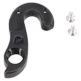 RichVibe Bicycle Rear Derailleur Gear Mech Hanger Tail Hook Aluminum Alloy for Giant TCR Advanced Pro SL 2016-2017 Road Bike Frame Bracket Black with Screws