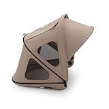 Bugaboo Dragonfly Breezy Sun Canopy, Extendable for Extra Coverage and Optimal Sun Protection, Water Repellent, Dune Taupe