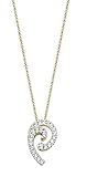Pierre Cardin PCNL90506A450 Women's Necklace with Pendant Dausmenil 925 Silver Zirconia White Brilliant Cut 45 cm, Cubic Zirconia,