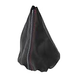 Hihaha Gear Shift Stick Gaiter for BMW E30 1982-1991 Gear Stick Knob Cover Boot Shift Cover Dustproof Leather 1 Pc Black Three Color Lines