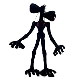 DOUBLE LUCKY Siren Head Plush Toys Limbs Movable Plush Toy Anime Doll Whistle Man Funny Doll，Plush Toys for Home Party Gift Birthday Gift (BLACK)