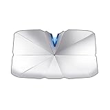 Car Windshield Sun Shade Umbrella for BMW 1er F40 118i 118d M Sport 2019-2023 2024, Front Windscreen Sunshade Window Sun Visor Protector Blocks Uv Rays Accessories,A/125cm*65cm-B