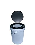 Leisurewize Need-A-Loo Portable Toilet, Bucket-Style Toilet with Carry Handle, 32cm x 37cm (LWACC310)