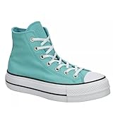 Converse Women's Chuck Taylor All Star Lift High Top Sneakers, Turquoise, 6.5 Women/4.5 Men
