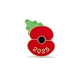 Official Royal British Legion 2025 Poppy Lapel Pin