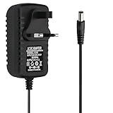 24V Adapter UK Plug - 24V 1A Power Supply AC/DC Converter 100-240V 50/60Hz, 5.5x2.1mm Wall Charger for LED Strip Lights & CCTV Cameras | Universal Power Supply for Submersible Pumps, Audio Systems