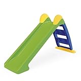 Dolu My First Garden Slide Medium for Kids For Children From 2 Years Blue Ladder and GreenSlope Foldable for Indoor or Outdoor Use Toddler Climbing Slide Indoor Slide, Kids Outdoor Play Equipment