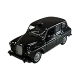 London Black Taxi Mini Model Made of Die Cast Metal and Plastic Parts with Pull Back & Go Action