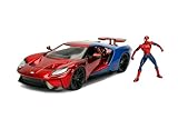 MARVEL SPIDERMAN 2017 FORD GT 1:24 SCALE DIE-CAST CAR