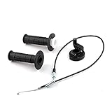 Namvo 7/8 inch Throttle Handle Grip Twist with Cable Assembly for ATV Quad Pit Dirt Bike 50 70 90 110 125cc Black