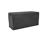 Keter Storage Box Samoa 270L Anthracite Outdoor Garden Patio Cushion Shed Box