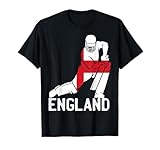 England Flag Cricket Fans Player Coach England T-Shirt