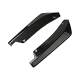 Side Panels Spoiler For Peugeot 206 307 407 301 Front Rear Bumper Strip Lip Protector Winglets Side Skirt Extension Accessory(Black)