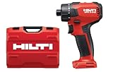 Hilti SFD 2-A12 Cordless Screwdriver, Subcompact (127 mm Long), Lightweight (0.666kg), 1/4" Hex Drill Driver, 1600 RPM, 34Nm Torque, Brushless, 12V, Bare Tool with Case Included (2200051)