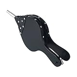 Tosnail 17" x 7.5" Wood Bellows Fireplace Bellows, Fireside Blower Lighter, Wood Air Bellows, Black