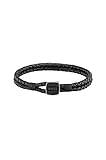 BOSS Jewelry Men's SEAL Collection Bracelet available in Black, Brown or Blue