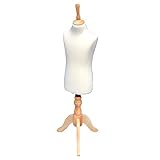 The Shopfitting Shop Milan Childrens 2-3 Years Old Dressmakers Tailors Dummy - Dressmaking Display Mannequin Supplied on a Wooden Tripod Stand
