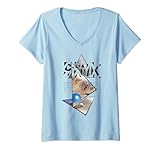 Womens Pink Floyd Pink Floyd Triangle Frames V-Neck T-Shirt