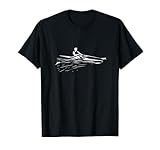 Rower Sketch Rowing Shell T-Shirt