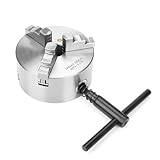 Leapiture Self Centering Scroll Chuck Metal 3 Jaw Lathe Chuck K11 125 Metalworking Lathe Chuck Toolroom Lathe Chuck 125mm Diameter