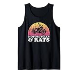 Motorcycle and Rat Motorcycles and Rats Tank Top