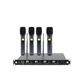 W Audio DQM800H Quad Handheld UHF System (CH70)