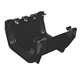 FloPlast - Square Line Gutter Union Bracket 114mm Black