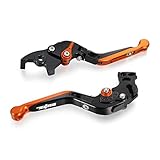 Madlife Garage Brake Clutch Lever Clutch Lever Brake Clutch Motorcycle Orange for KTM DUKE RC 125 200 250 390