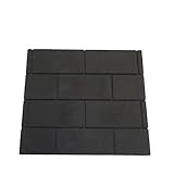 Gas Fire Replacement Back Board/Plate. Black with Brick Pattern. Fire Proof Made from Bonded Ceramic Fibres