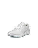 ECCO Women's S Casual Lace Waterproof Golf Shoe, White, 6/6.5 UK