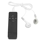 Zerodis MP3 Portable MPI Player Mini Music Player Up to 64 GB to Direct the Public Without Losing Students, a Lifespan of the Compact and Sustainable Battery (Black)