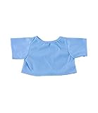BLUE T-SHIRT BY TEDDY MOUNTAIN FITS 8" 20CM BUILD A BEAR FACTORY BEARS AND ANIMALS