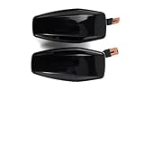 WYLWSHA Car Indicator For Hyundai For Coupe For Elantra Getz For Sonata XG Terracan For Tucson Car Fender Side Marker Repeater Lights Dynamic LED Turn Signal Lamp Turn Signal Lamp(Smoked Black)