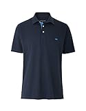 THE SAVILE ROW COMPANY LONDON Men's Classic Fit Cotton Pique Short Sleeve Polo Shirt - Navy - XXL