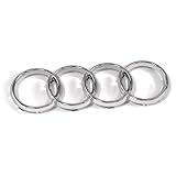 Genuine Audi Rings Front Grill Badge Emblem Chrome Nos - 8L0853605 2ZZ