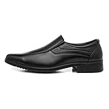 Beckett Baxter Mens Black Slip On Smart Shoe - Size 8 UK - Black