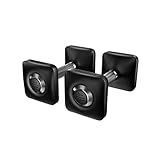 Peloton Dumbbells | Ergonomically Designed Pair of Cast Iron Weights With Urethane Coating and Nonslip Grip, Available in Set of Two, Black, 2.3 kg