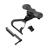 DXEHSEUY Mini Steering Wheel Ergonomic Design DIY Compact Size Easy to Assemble Black