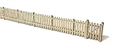 Laser Cut 4ft Garden Fencing & Gates (88cm) For Model Railway – OO/4mm/1:76