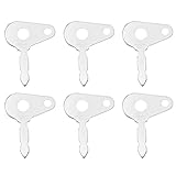 6PCS Universal Spare Keys Spare Ignition Switch Keys massey ferguson For Lucas Ignition Switch Tractors Agricultural Ford Heavy Equipment