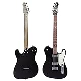 Shergold Telstar Standard Electric Guitar. Black. Designed in the UK by Patrick James Eggle.