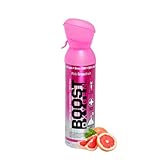 Boost Oxygen Cylinder - Portable Oxygen Cylinder for Breathing Up to 100 Uses | Pink Grapefruit Pure Oxygen Can Promotes Free Breathing, assists with Hangovers, Colds, & Revitalizes Lungs 5L